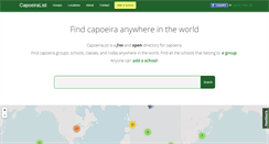 Desktop Screenshot of capoeiralist.com